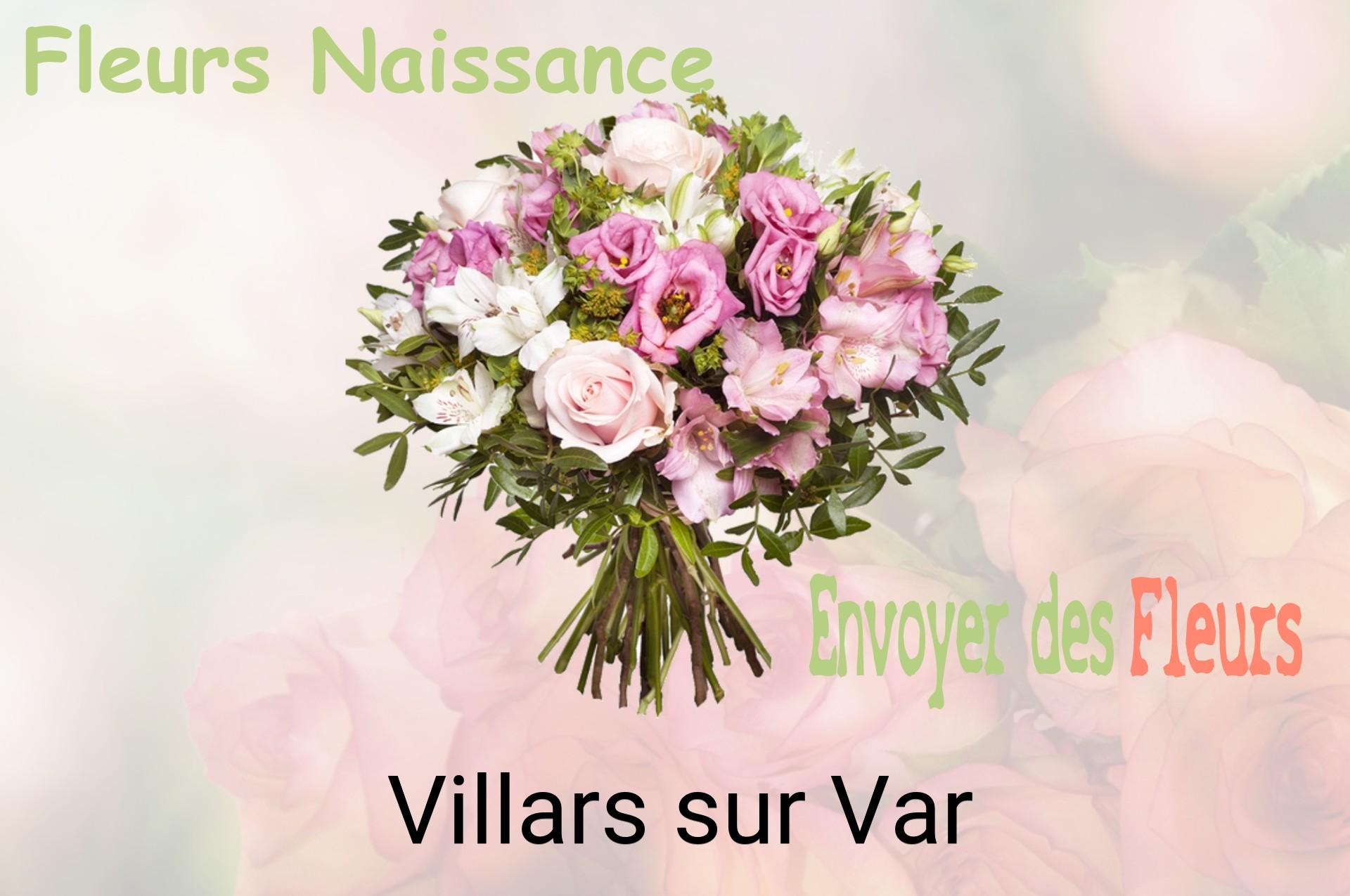Bouquet de fleurs de naissance livré à Villars-sur-Var
